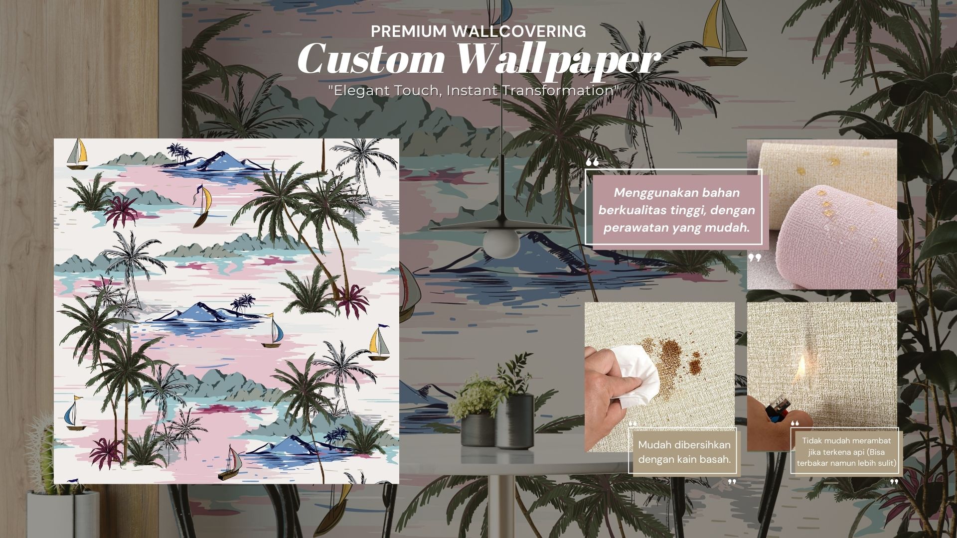 Custom wallpaper Pondok aren