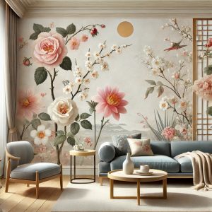 Custom Wallpaper Design Bunga